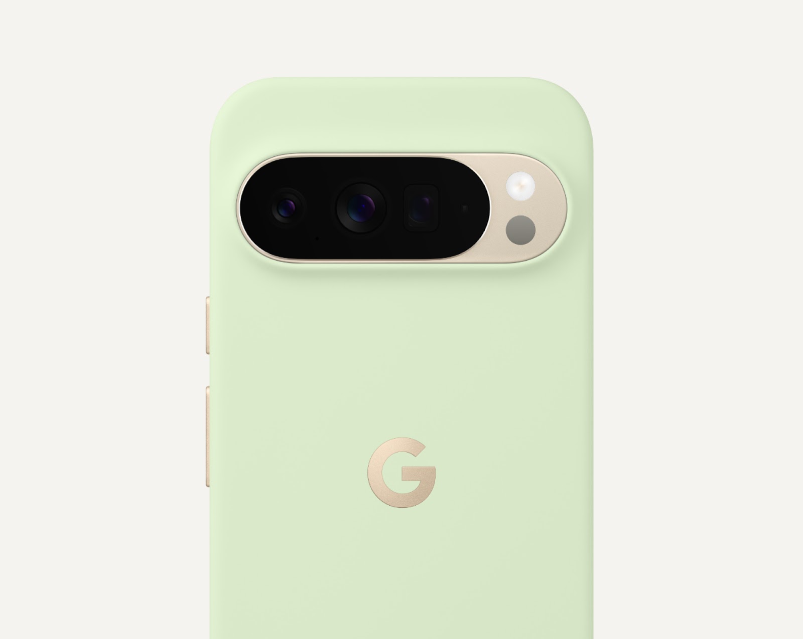 Official Google Pixelsnap Case in Jade for Pixel 10 Pro XL, light green silicone