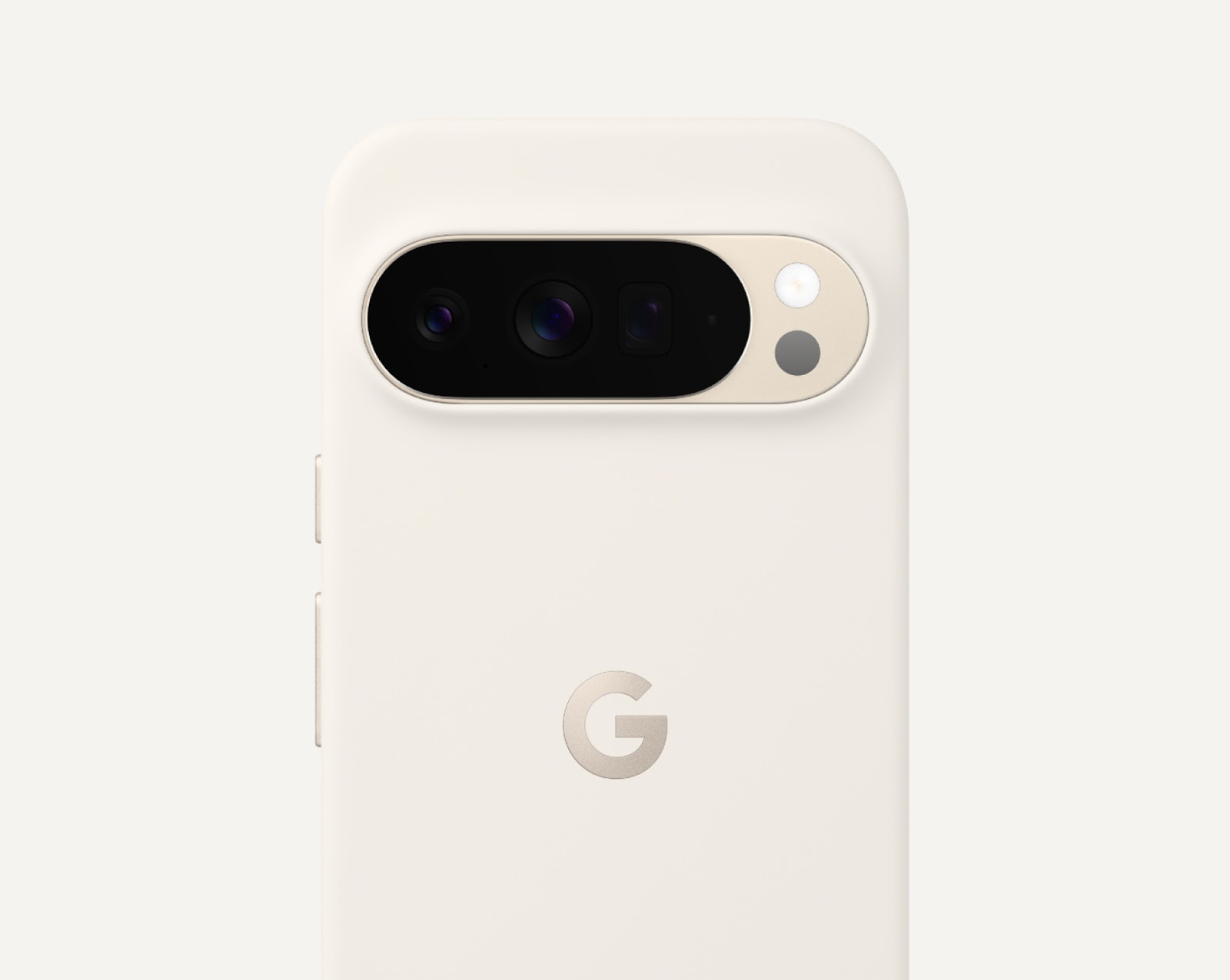 Official Google Pixelsnap Case in Porcelain for Pixel 10 Pro XL, cream silicone