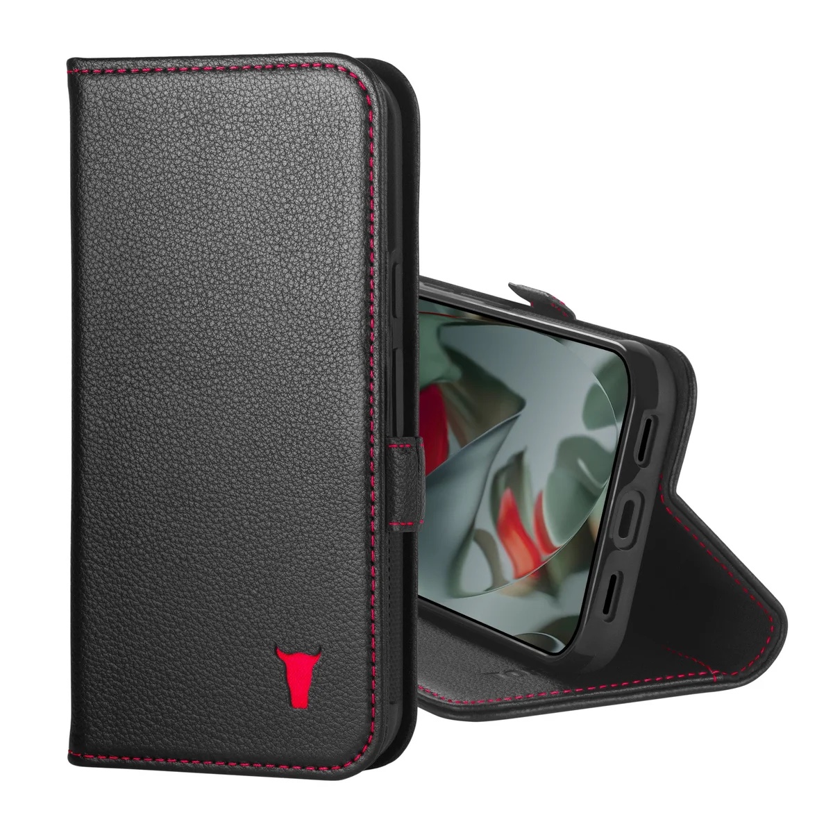 TORRO black leather wallet folio case for Pixel 10 Pro XL